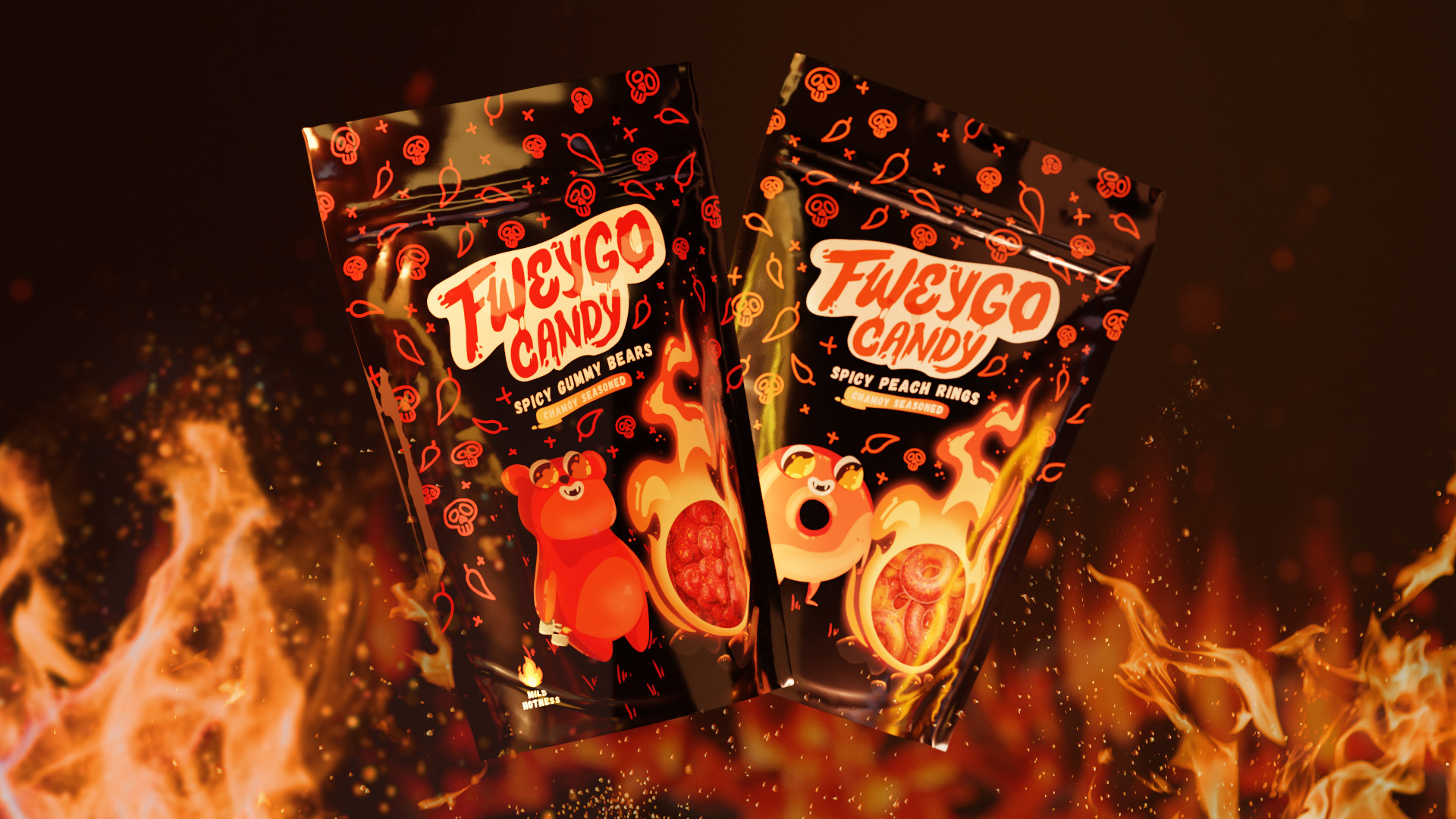 FWEYGO chamoy bilan qoplangan gummilar